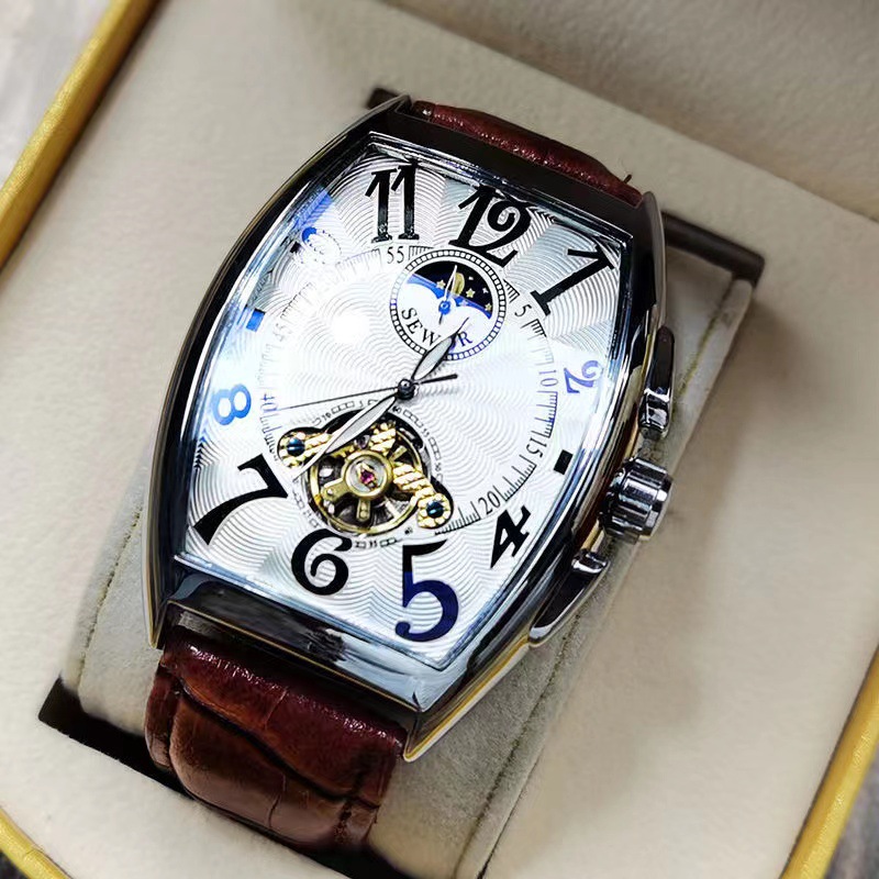 Luxury Watch Arabic - ساعات يد رجالي ميكانيكية من SEWOR