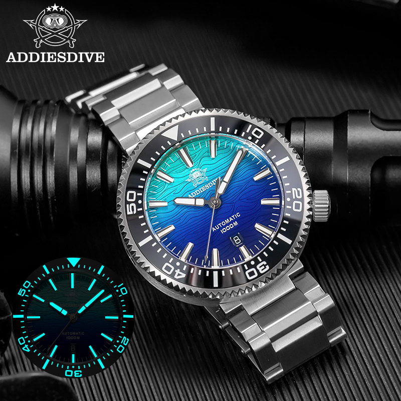 Luxury Watch It - ساعة ADDIESDIVE AD2526 للرجال، ساعة غوص