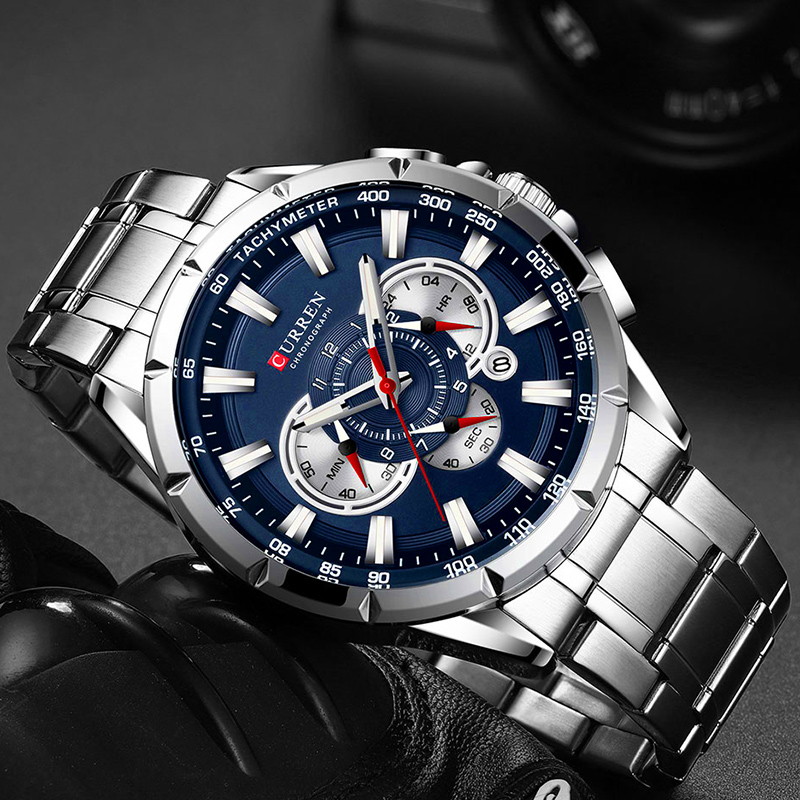 CURREN ساعة معصم الرجال مقاوم  - مراجعة Luxury Watch Japan وسعره