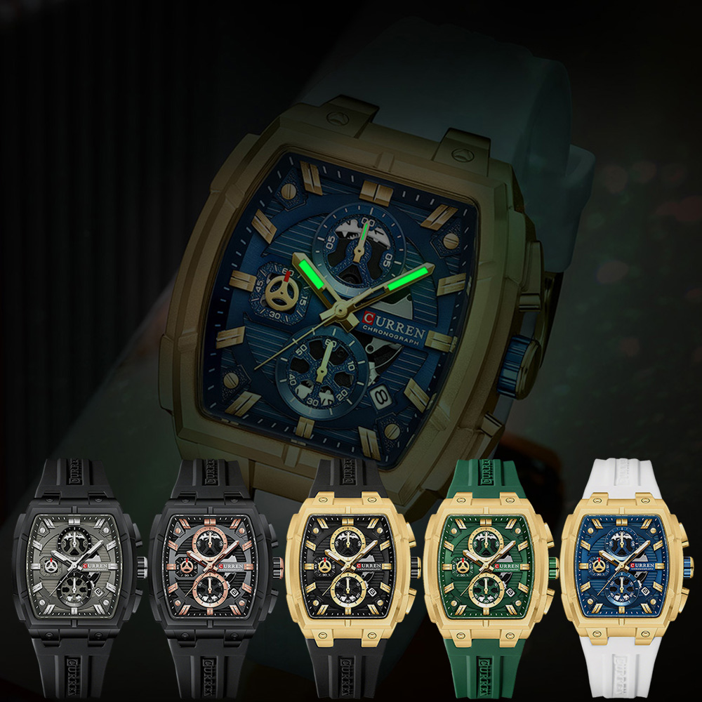 ساعة CURREN الفاخرة للرجال، سا - مراجعة Luxury Watch Japan وسعره