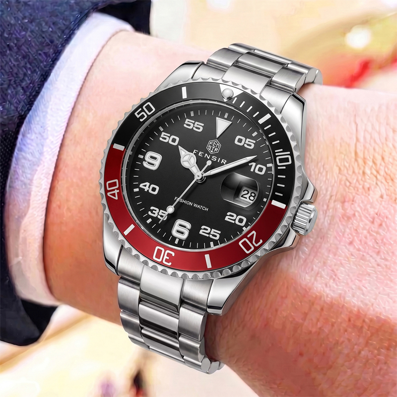 ساعة رجالية كلاسيكية تعمل بالك - مراجعة Luxury Watch It وسعره