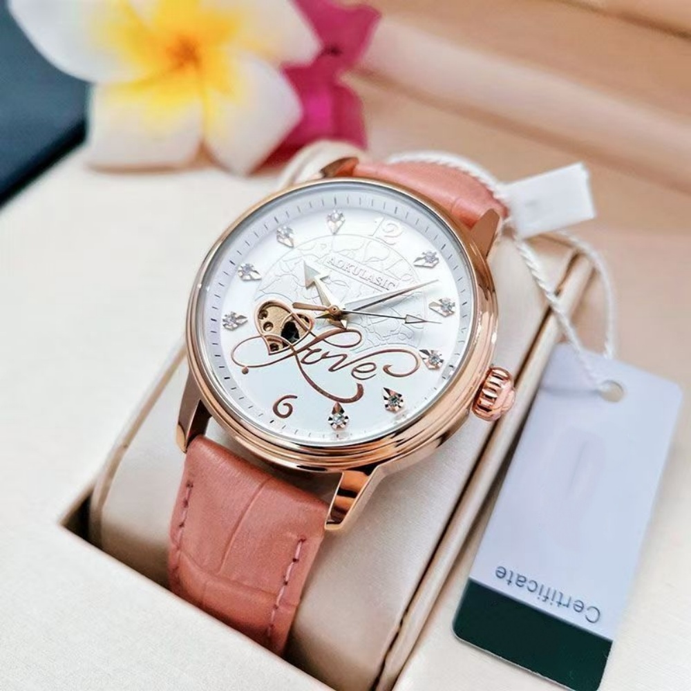 ساعة ميكانيكية نسائية فاخرة وع - مراجعة Luxury Watch It وسعره