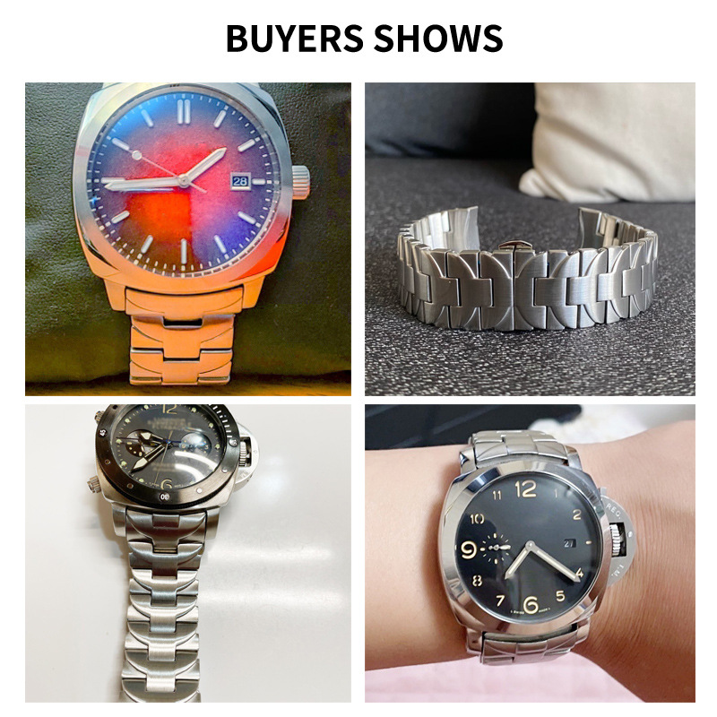 سوار ساعة معدني فاخر 24 مم لسا - مراجعة Luxury Watch Panerai وسعره